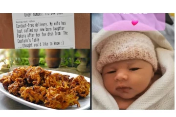 பக்கோடா சுவையில் மயங்கிய பிரிட்டன் தம்பதி - பிறந்த குழந்தைக்கு ‘பக்கோடோ’ என பெயர் சூட்டினர்