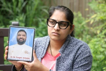 ஏர் இந்தியா விமான விபத்தில் கணவரை இழந்த இந்தியப் பெண்: பயத்தில் மகன் கூறும் விடயம்