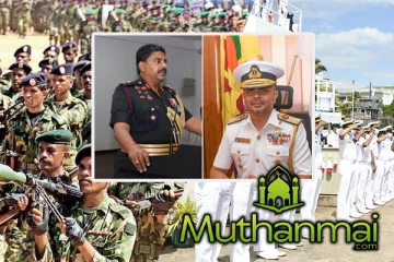 இலங்கை இராணுவம் மற்றும் கடற்படைக்கு புதிய தளபதிகள் நியமனம்