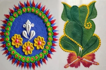 விநாயகர் சதுர்த்தி: வாசலை அலங்கரிக்கும் வண்ணமயமான ரங்கோலி கோலங்கள்: எப்படி போடலாம்?