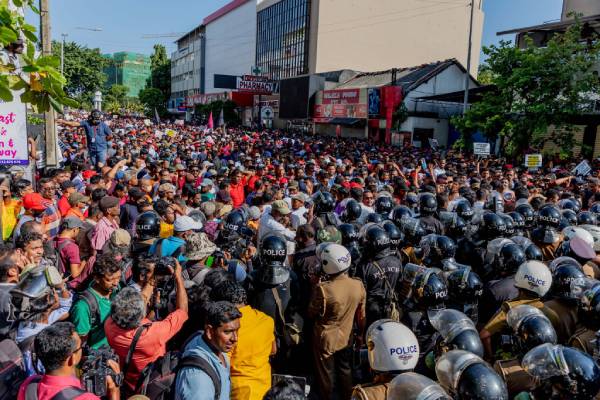 ​தேசிய மக்கள் சக்தி ஆதரவாளர்கள் மீதான தாக்குதலுக்கு சஜித் கண்டனம் | Colombo Protest Today Jvp
