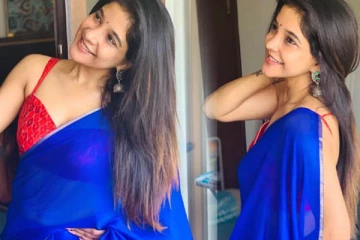 பிக்பாஸ் சாக்ஷியா இது? புடவையில் ஜொலிக்கும் புகைப்படம்!