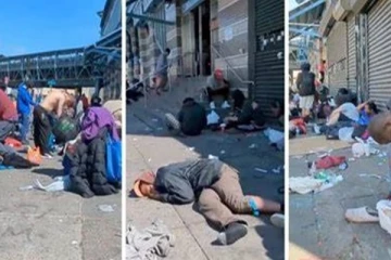 போதை மருந்தால் தோல் அழுகி சோம்பியாக மாறும் மக்கள் - திடுக்கிடும் வீடியோ