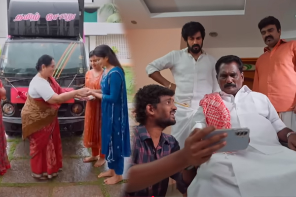 Ethirneechal: தொழிலதிபராக மாறும் மருமகள்கள்... மகிழ்ச்சியில் விசாலாட்சி! கடுப்பில் குணசேகரன் | Ethirneechal Vishalatchi Support Daughter In Lows Ethirneechal: தொழிலதிபராக மாறும் மருமகள்கள்... மகிழ்ச்சியில் விசாலாட்சி! கடுப்பில் குணசேகரன் | Ethirneechal Vishalatchi Support Daughter In Lows