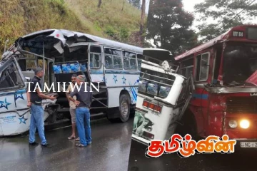 கோர விபத்தில் சிக்கிய ஹட்டனிலிருந்து கண்டி நோக்கி சென்ற பேருந்து!