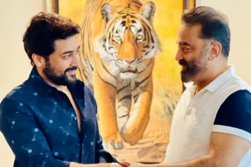 விலையுயர்ந்த பரிசுடன் சூர்யாவை நேரில் சந்தித்த கமல்....என்ன பரிசு தெரியுமா?