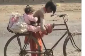 தங்கையை பாதுகாக்கும் அண்ணன்! வைரலாகும் வீடியோ காட்சி