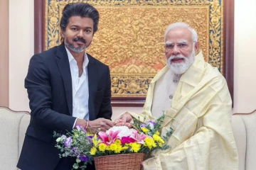 டெல்லியில் பிரதமர் மோடியை சந்தித்த தமிழக முதலமைச்சர் விஜய்