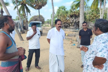 சுண்டிக்குளம் கடற்றொழிலாளர்களுடன் சிறீதரன் எம்.பி கலந்துரையாடல்