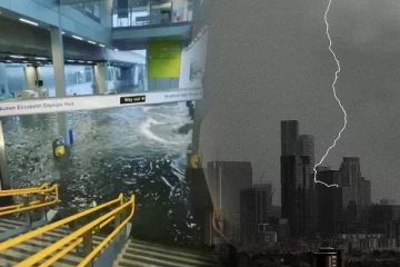 வெள்ளத்தில் சிக்கித் தவிக்கும் லண்டன்... கொட்டித்தீர்த்த மழையால் மருத்துவ சேவை முதலானவை பாதிப்பு