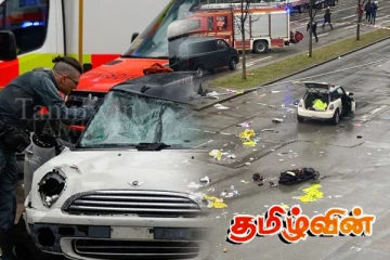 ஜெர்மனியில் கோர விபத்து! போராட்டக்காரர்கள் மீது பாய்ந்த கார்