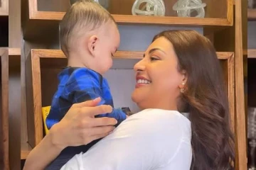 முதன்முறையாக தனது மகனின் கியூட் வீடியோவை வெளியிட்ட நடிகை காஜல் அகர்வால்- செம வைரல்