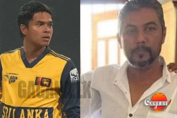 දුනිත් වෙල්ලාලගේ පියා වෙනුවෙන් ක්‍රිකට් පිටියේදී කළු පටි පැළද නිහඬතාවයක