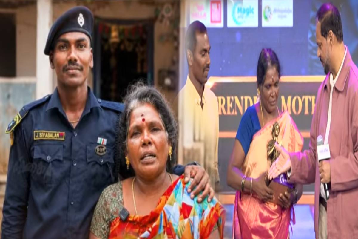 மகனை காவல் துறை அதிகாரியாக உயர்த்திய Single Mother - சர்வதேச அரங்கில் கௌரவிக்கப்பட்ட செல்வி அம்மா! | Viral Selvi Amma Emotional Mothers Of India Video மகனை காவல் துறை அதிகாரியாக உயர்த்திய Single Mother - சர்வதேச அரங்கில் கௌரவிக்கப்பட்ட செல்வி அம்மா! | Viral Selvi Amma Emotional Mothers Of India Video