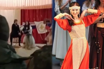 ரஷ்ய வீரர்களை உற்சாகப்படுத்திய நடிகை; உக்ரைன் வீசிய ராக்கெட் - மேடையில் நேர்ந்த சோகம்!