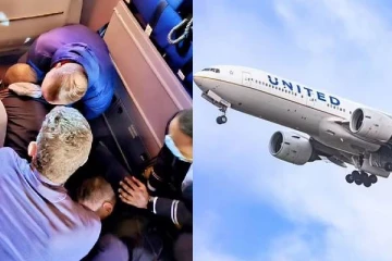 நடுவானில் மொத்த பயணிகளுக்கும் கொலை மிரட்டல்... ஊழியரை தாக்கி அவசர கால கதவை திறக்க முயன்ற நபர்