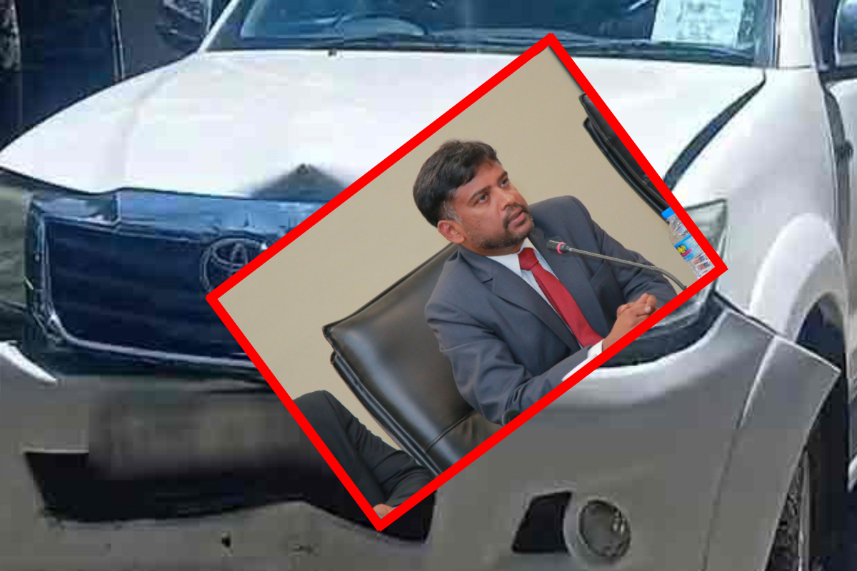 உயர்கல்வி பிரதி அமைச்சரின் வாகனம் விபத்து | Deputy Minister Higher Education Vehicle Accident