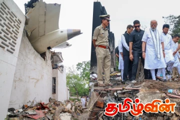 ஏர் இந்தியா விமான விபத்து : சம்பவ இடத்தில் பிரதமர் மோடி ஆய்வு