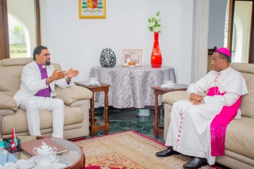 பாப்பரசரின் இலங்கைக்கான பிரதிநிதியுடன் அருட்கலாநிதி எஸ்.சந்துரு பெணாண்டோ கலந்துரையாடல் (Video)