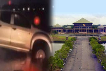 நாடாளுமன்ற ஏரிக்குள் விழுந்த கெப் வண்டி