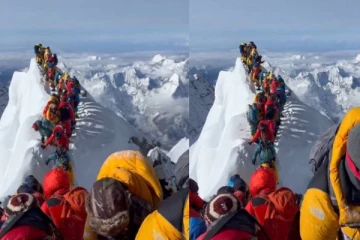 திடீரென எவரெஸ்ட் சிகரத்தில் ஏற அலைமோதும் மக்கள் கூட்டம்!