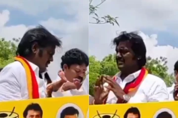 MGR பாதி - விஜயகாந்த் மீதி - 2 மாத குழந்தைக்கு பெயர் வைத்த விஜயபிரபாகரன் - அதிர்ந்த மக்கள்