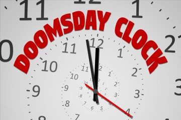 உலக அழிவை காட்டும் கடிகாரம்! 12 மணியை தொட எஞ்சியுள்ள 90 வினாடிகள்