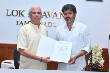 நாளை காலை 10 மணிக்கு விஜய் பதவி ஏற்பு! ஏற்பாடுகள் தீவிரம்