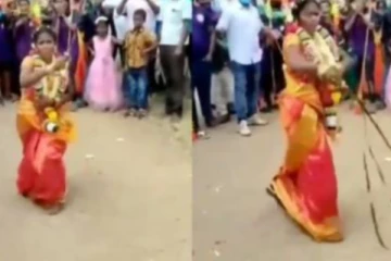 திருமண ஊர்வலத்தில் மாஸ் காட்டிய கல்யாண பொண்ணு! ஷாக்கில் உறைந்த சொந்தங்கள்... வைரலாகும் வீடியோ