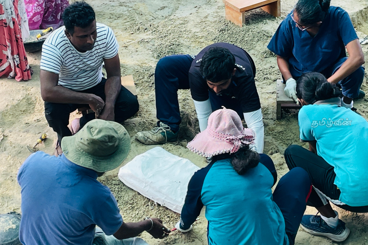செம்மணி மனித புதைகுழியில் குழந்தையின் என்பு கூடு அடையாளம் | Bone Nest Of A Child Identified In The Semmani