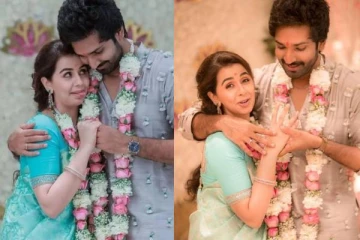 நமக்கு ஒரு ஆடு சிக்கிடுச்சி! நிச்சயம் செய்த நிக்கி கல்ராணி மைண்ட் வாய்ஸ்..