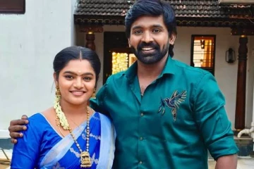 சன் டிவி அன்னம் சீரியல் ஜோடியின் படப்பிடிப்பு தள போட்டோஸ்