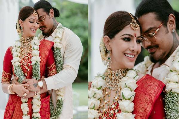 மாமியாரிடம் குறும்பு செய்த நடிகை வரலட்சுமியின் கணவர்... வைரலாகும் காணொளி! | Varalaxmi Sarathkumar Mom Birthday Video Viral