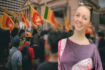இலங்கையில் தலைமறைவாக இருக்கும் பிரித்தானியப் பெண்