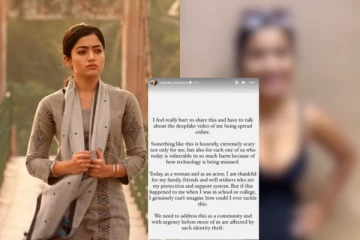 பயமா இருக்கு..எப்படி சமாளிக்கிறது இதெல்லாம்!! DeepFake வீடியோ..!! ராஷ்மிகா மந்தனா உருக்கம்!!