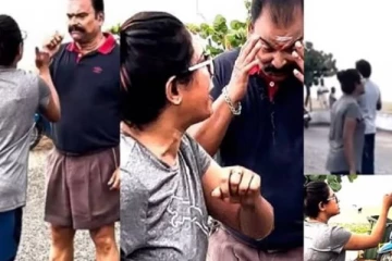 நான் உன் மனைவியா? நடிகர் பயில்வான் ரங்கநாதனை கடற்கரையில் அடிக்க பாய்ந்த நடிகையால் பரபரப்பு