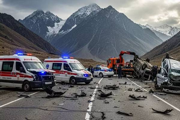 கஜகஸ்தானில் சாலை விபத்து ; இந்திய மருத்துவ மாணவர் உயிரிழப்பு | Accident Kazakhstan Indian Medical Student Dies கஜகஸ்தானில் சாலை விபத்து ; இந்திய மருத்துவ மாணவர் உயிரிழப்பு | Accident Kazakhstan Indian Medical Student Dies