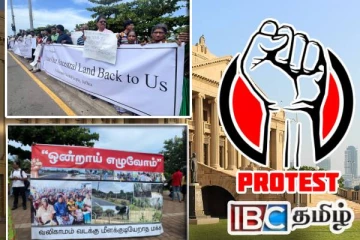 வடக்கில் படையினர் வசமுள்ள காணிகள் : கொழும்பில் வெடித்த போராட்டம்