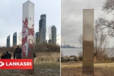 கனடாவில் தோன்றிய உலகையே பீதியில் ஆழ்த்திய மர்ம தூணுக்கு நேர்ந்த கதி! வெளியான வீடியோ