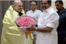 டெல்லி சென்ற முதல்வர் பழனிசாமி உள்துறை அமைச்சர் அமித்ஷாவை சந்தித்தார்