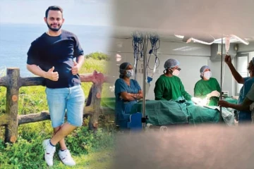 வெளிநாட்டிலிருந்து இலங்கை வந்த இளைஞன் பலி : இளம் மனைவி தவிப்பு