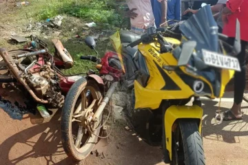 வவுனியாவில் வீதி விபத்து: ஒருவர் படுகாயம் (Photos)