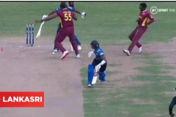 சர்ச்சையை கிளப்பிய இலங்கை வீரருக்கு அவுட் கொடுக்கப்பட்ட விதம்! அவரிடமே வந்து மன்னிப்பு கேட்ட பொல்லார்ட்