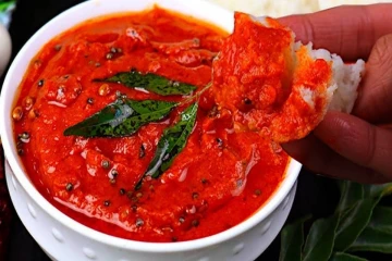 காநாடகாவின் கெம்பு சட்னி - ஒரு தடவை இப்படி செய்து பாருங்க