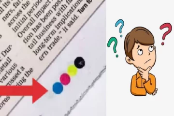 நியூஸ் பேப்பரின் கீழ்ப் பகுதியில் இருக்கும் 4 வண்ண வட்டம்: இதற்கு அர்த்தம் என்ன?