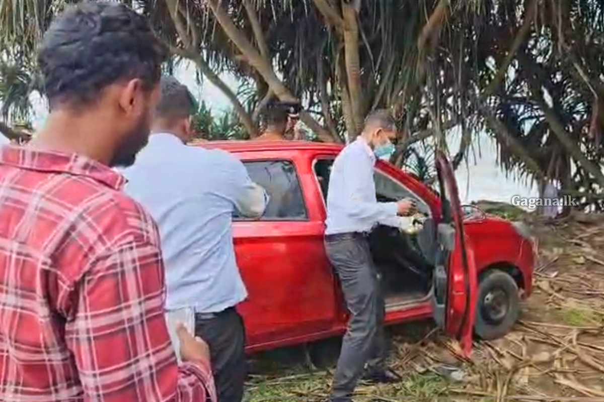 ගාල්ල වෙඩි තබා ඝාතනය කල සැකකරුවන් පැමිණි මෝටර් රථය හසුවේ  | Man Shot Dead In Galle Dickson Junction