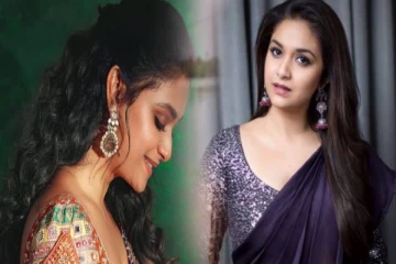 சேலையில் தங்க சிலை போல் ஜொலிக்கும் கீர்த்தி சுரேஷ்... குவியும் லைக்குகள்