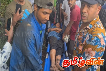 பொடி மெனிகே தொடருந்தில் மோதிய பெண் படுகாயம்