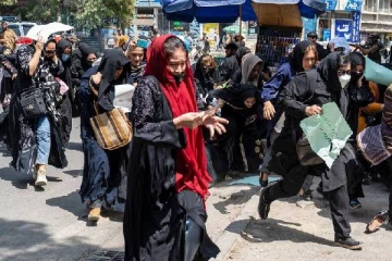 பெண்கள் ஆர்ப்பாட்டத்தில் துப்பாக்கிச் சூடு நடத்திய தலிபான்கள்