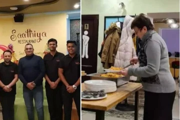 உக்ரைனில் ரட்சகனாக மாறிய இந்திய உணவகம்! வைரலாகும் புகைப்படம்